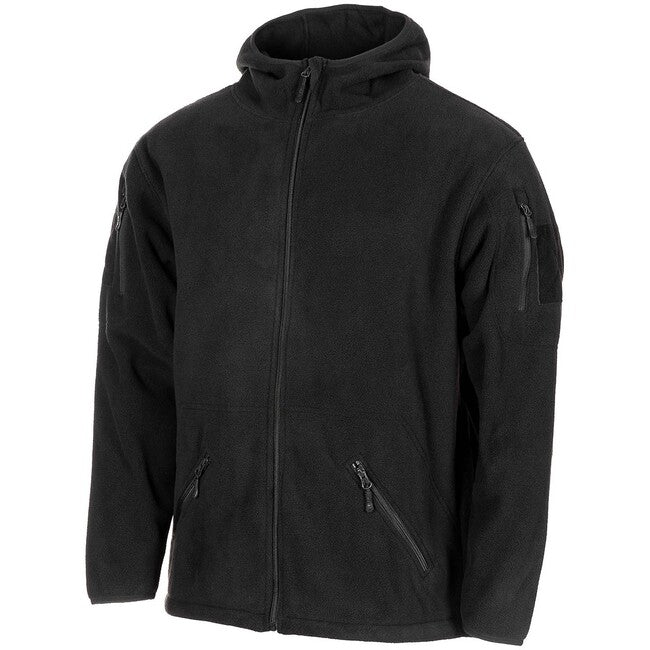 MFH Tactical Giacca in pile, nera