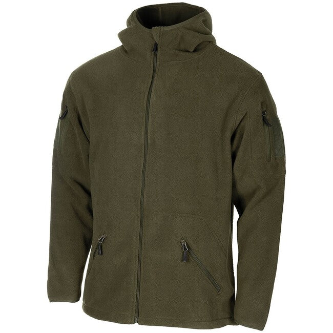 MFH Giacca tattica in pile, verde OD