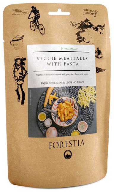Jomipsa Polpette vegetariane Forestia con pasta-sh