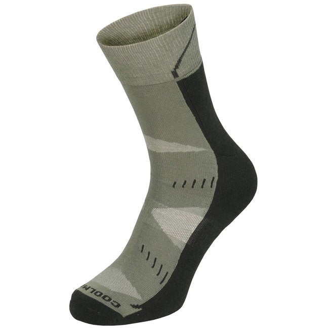 Fox Outdoor Arber calze da trekking funzionali coolmax 1 paio, verdi