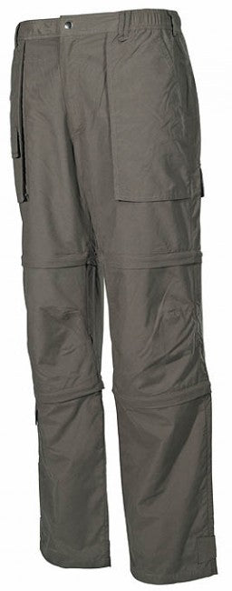 FOX pantaloni multifunzionali in microfibra, oliva