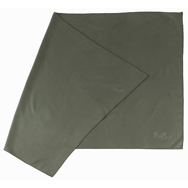Fox Outdoor Quickdry asciugamano da viaggio, microfibra, verde od, circa 130 x 80 cm