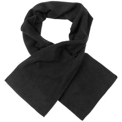 Fox Outdoor Sciarpa in pile, nera, circa 160 x 25 cm