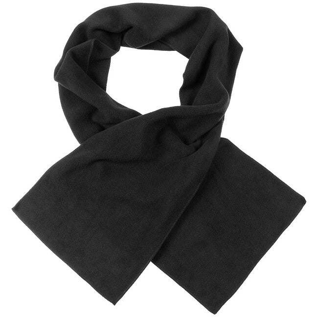 Fox Outdoor Sciarpa in pile, nera, circa 160 x 25 cm