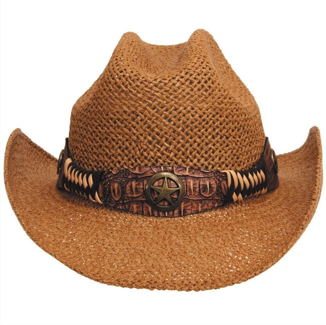 Fox Outdoor Georgia cappello di paglia, marrone