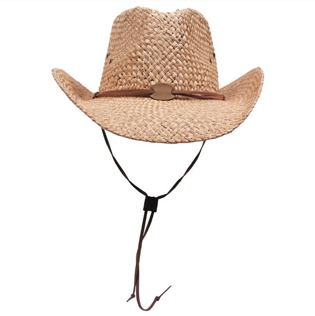 Fox Outdoor Cappello di paglia con coulisse, marrone
