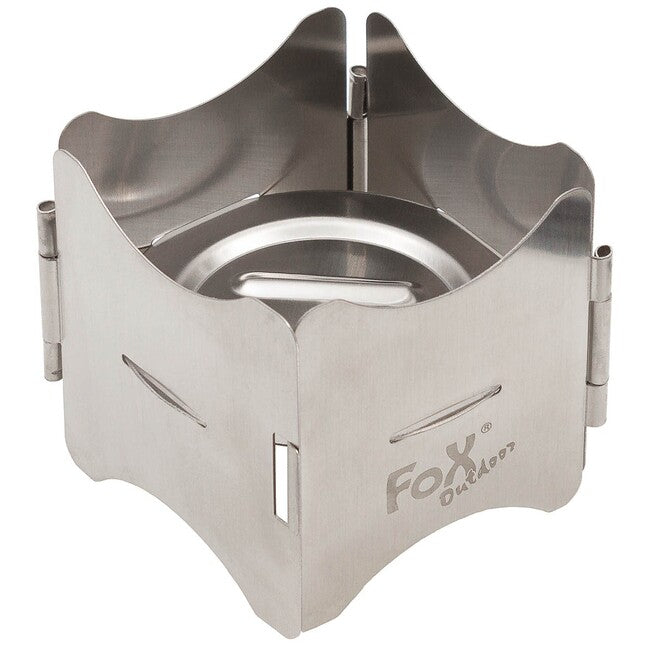 Fox Outdoor Fornello pieghevole compatto, acciaio inox