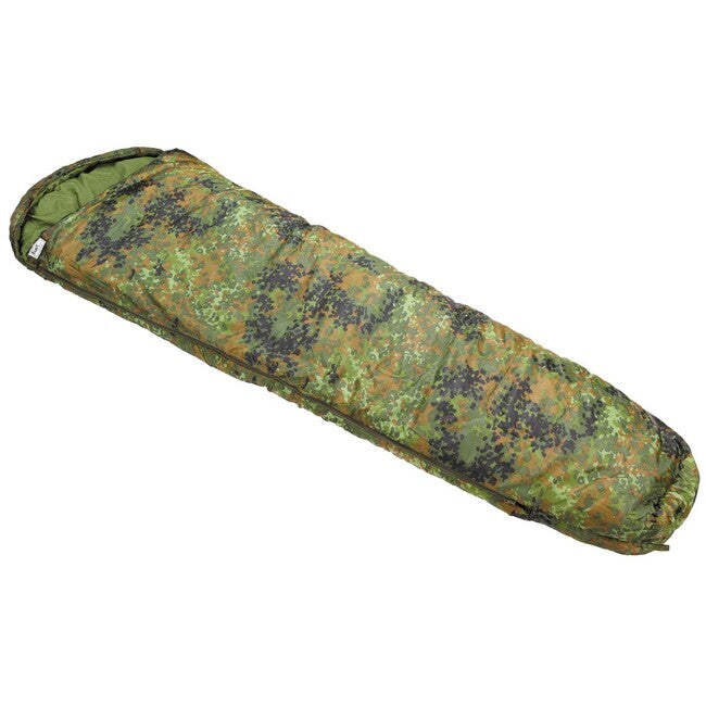 Fox Outdoor Sacco a pelo Mummy imbottitura a 2 strati, bw camo
