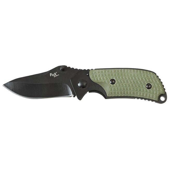 Fox Outdoor Jack coltello a una mano, nero