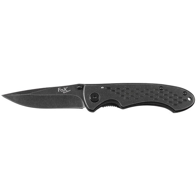 Fox Outdoor Jack coltello a una mano, con manico in metallo