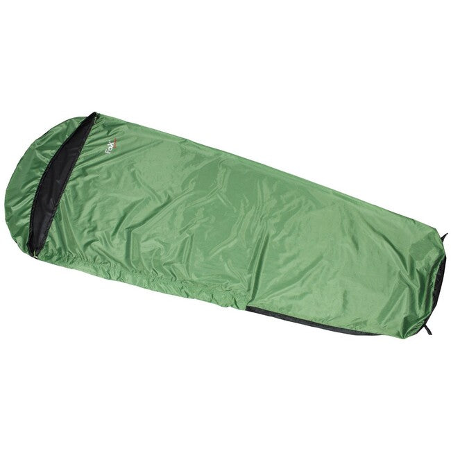 Fox Outdoor Leggero copri sacco a pelo, impermeabile, verde od-nero
