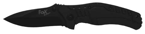 Fox Outdoor End coltello pieghevole 19cm, nero