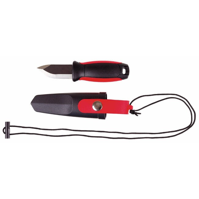 Fox Outdoor Mini coltello manico in plastica con fodero