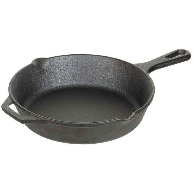 Fox Outdoor Padella con manico, in ghisa, diametro circa 26 cm