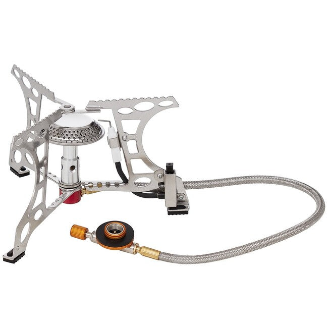 Fox Outdoor Fornello a gas con tubo e accensione piezoelettrica, pieghevole