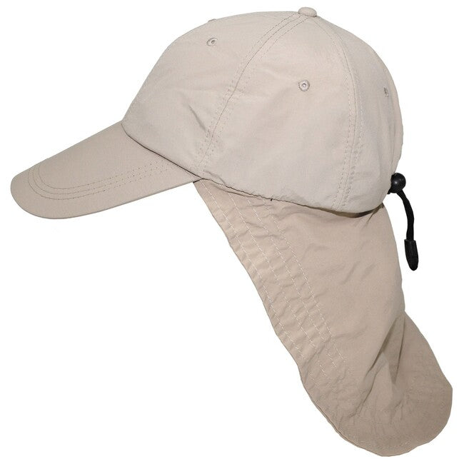 Fox Outdoor Sahara cappello con paracollo, beige