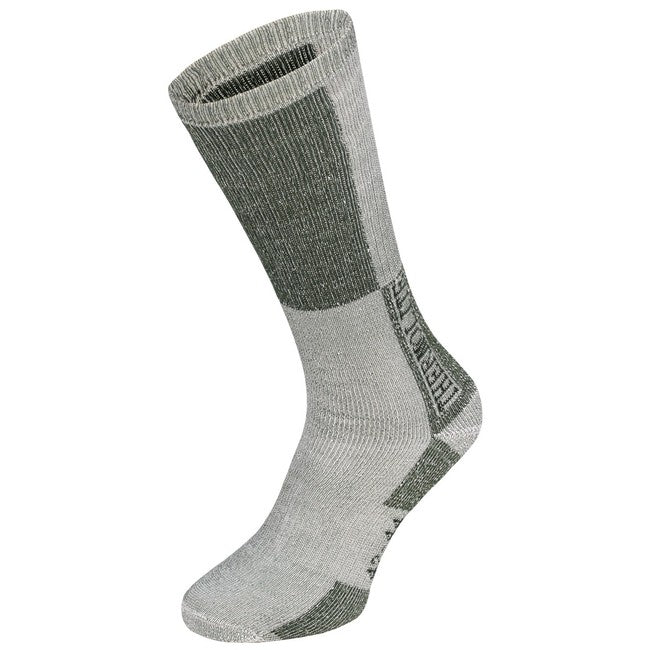 Fox Outdoor Polar calzini invernali extra alti 1 paio, bianco-verde