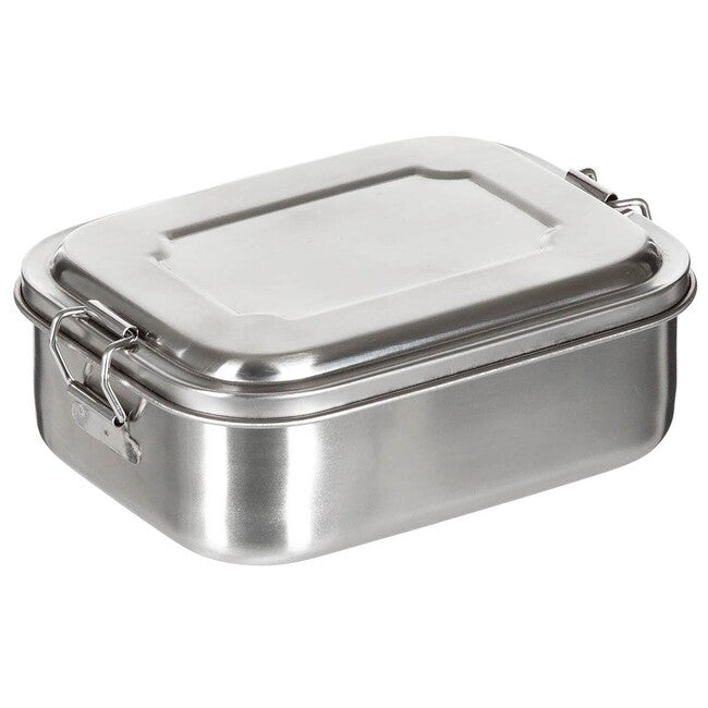 Fox Outdoor Lunch box, acciaio inox, circa 16 x 13 x 6,2 cm