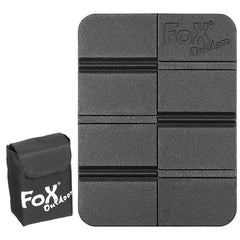 Fox Outdoor Cuscino termico pieghevole con tasca Molle, nero
