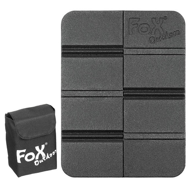 Fox Outdoor Cuscino termico pieghevole con tasca Molle, nero