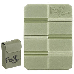 Fox Outdoor imbottitura termica, pieghevole, con tasca Molle, oliva