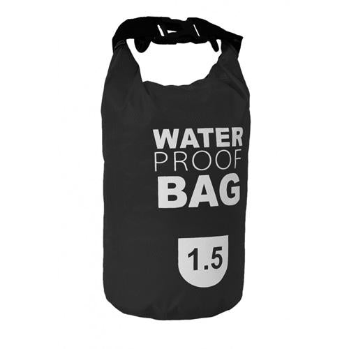 Frendo Borsa impermeabile da 1,5 litri, nera