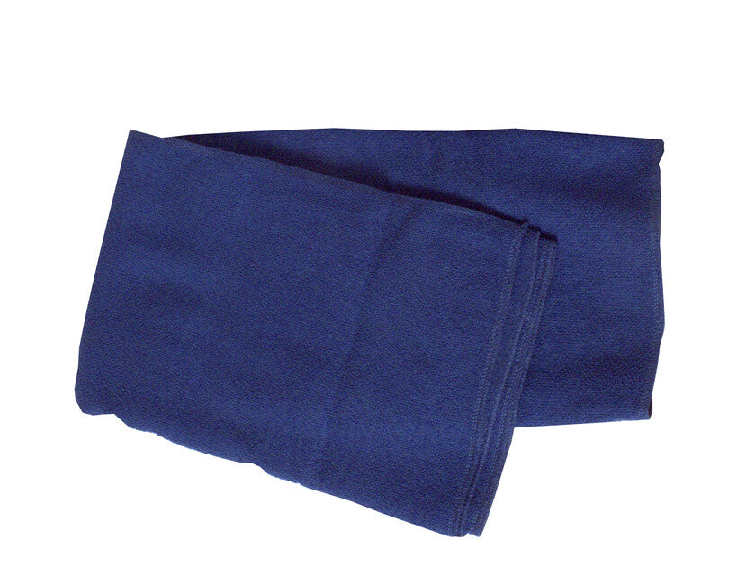 Gear Aid Asciugamano in microfibra Argento asciugamano in microfibra con tasca a rete e tasca in spugna di flanella 75 x 120 cm, blu