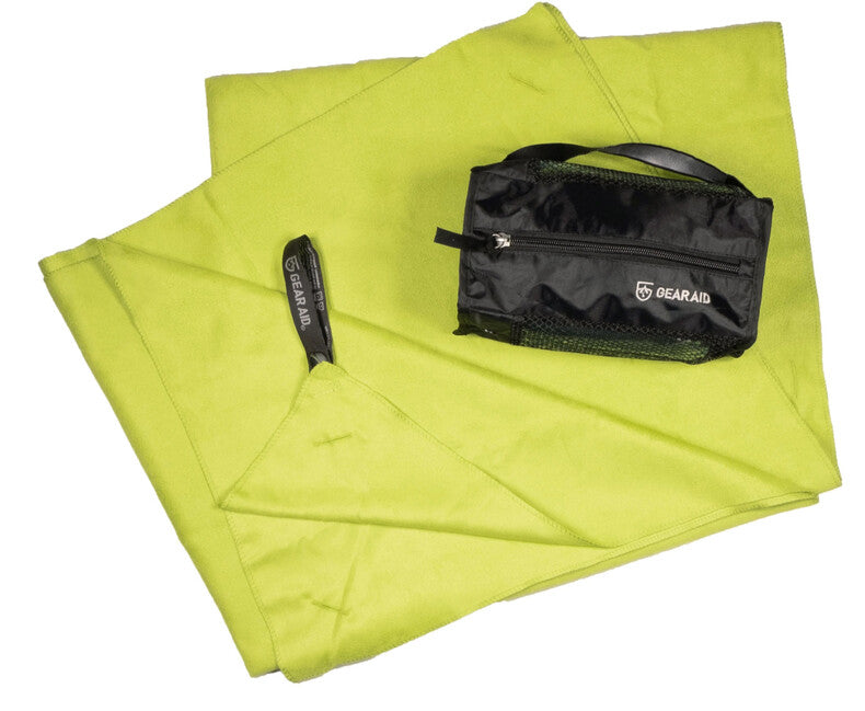 Gear Aid Asciugamano in microfibra Asciugamani in microfibra con trattamento antimicrobico 50 x 100 cm nav verde