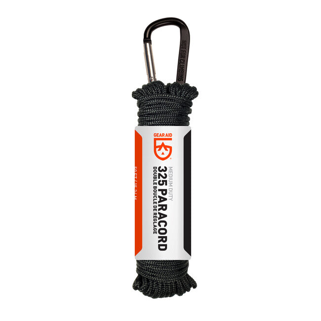 Gear Aid Paracord 325' 15 m, nero