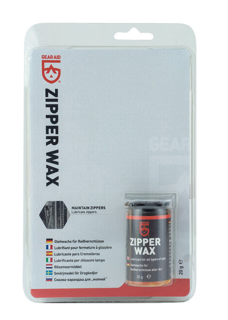 Gear Aid Zipper Wax cera al silicone 20 g