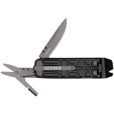 Gerber Lockdown Slim Pry coltello multifunzione, nero