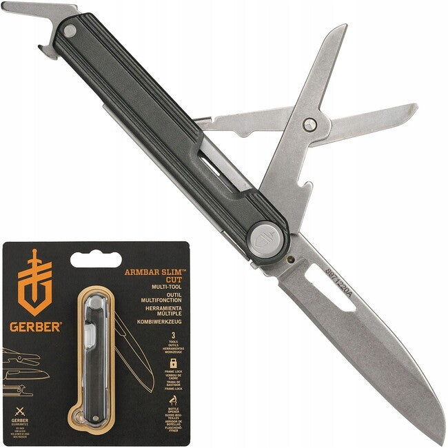 Gerber Onyx coltello multifunzione 3 utensili 6,3 cm, nero