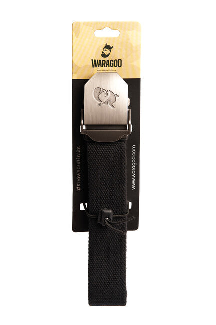 WARAGOD Gerdy cintura tattica con logo, nera