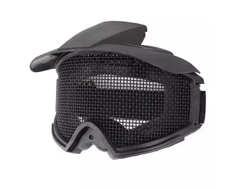 GFC Tactical GFC Tactical ASG maschera con rete e scudo , nero