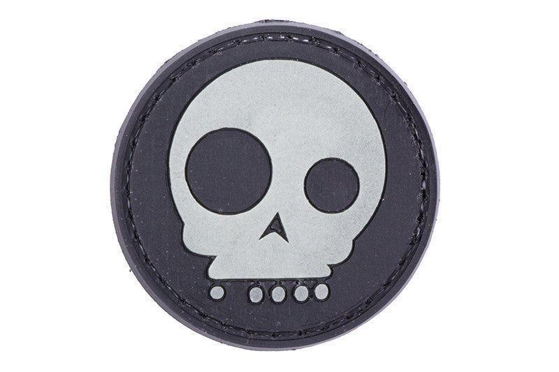 WARAGOD Tactical patch Funny Skull, nero, 4cm