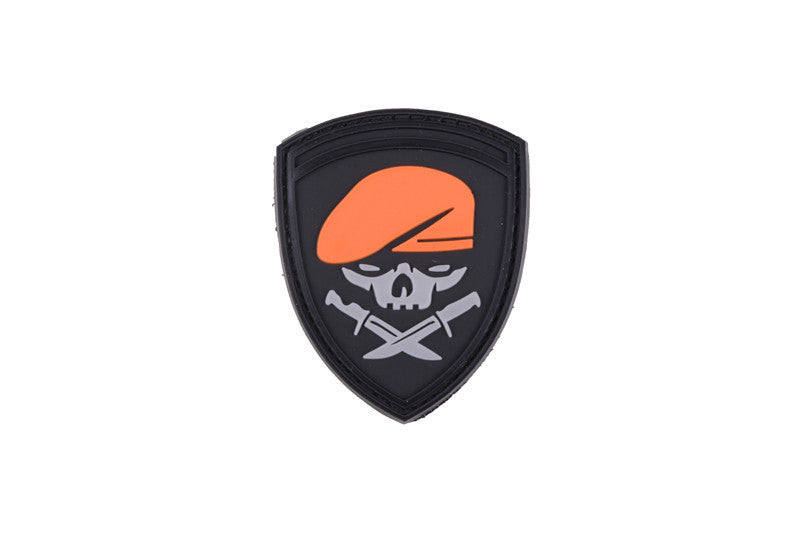 WARAGOD Coltello tattico patch Skull, 4,5 x 6 cm