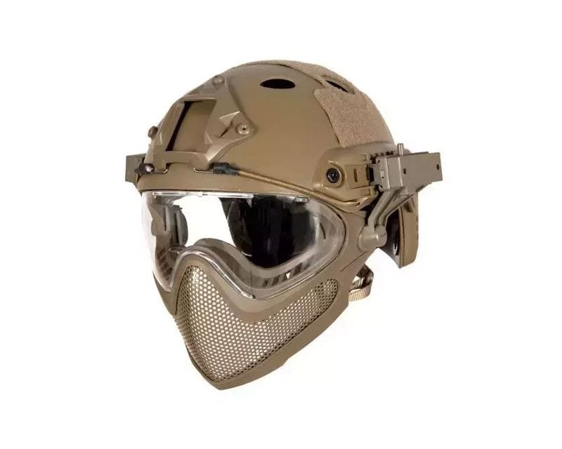 GFC Tactical Piloteer II casco tattico ASG fast , tan