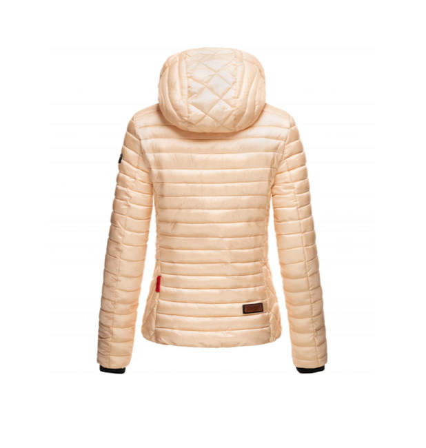 Marikoo Samtpfote giacca transitoria da donna con cappuccio, oro