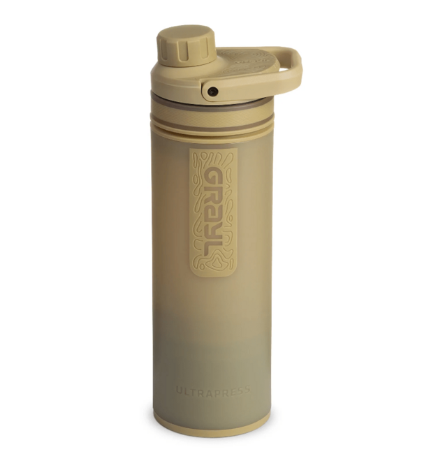 Grayl UltraPress bottiglia filtrante 500 ml, desert tan, marrone sabbia
