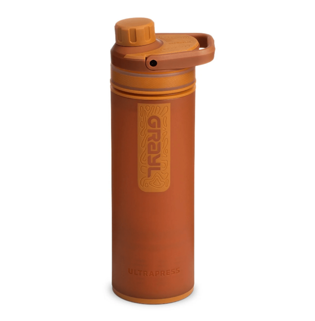 Grayl UltraPress bottiglia filtrante 500 ml, mojave redrock, arancione