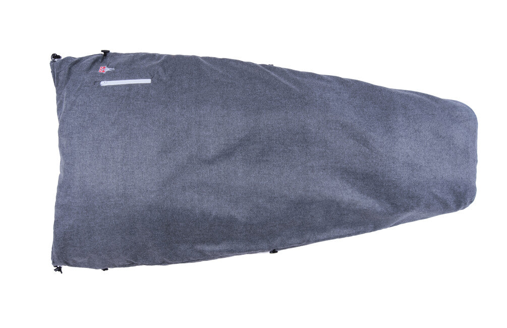 Grüezi-Bag Feater fodera per sacco a pelo riscaldata con interfaccia usb, blu
