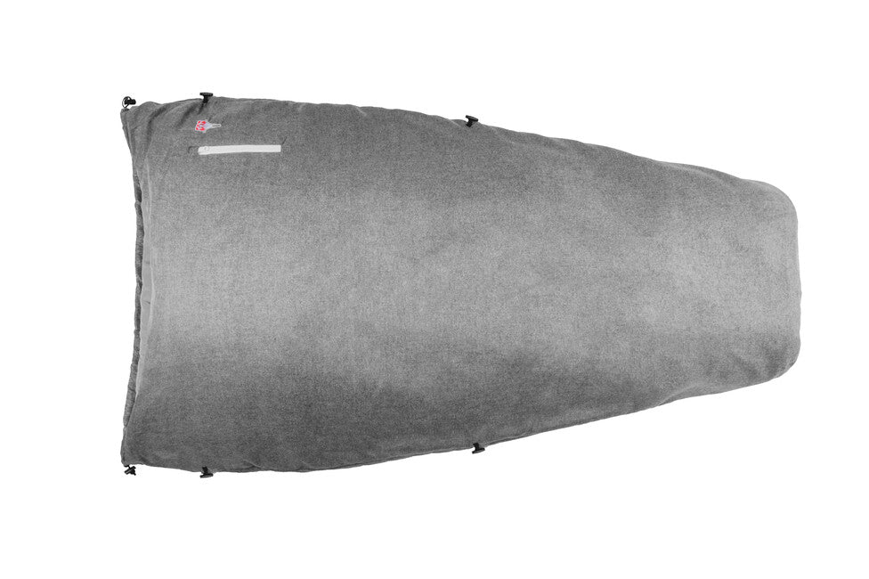 Grüezi-Bag Feater fodera per sacco a pelo riscaldata con interfaccia USB, grigio