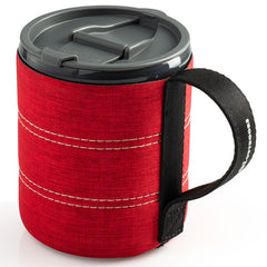 GSI Outdoors Infinity Backpacker Mug κούπα παιδική με καλαμάκι 550 ml, κόκκινο