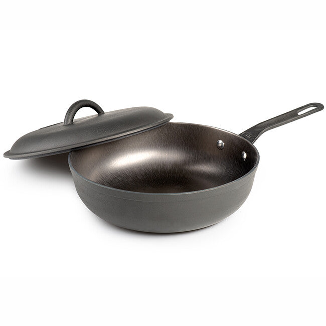 GSI Outdoors Guidecast padella profonda in ghisa con coperchio per friggere 254 mm