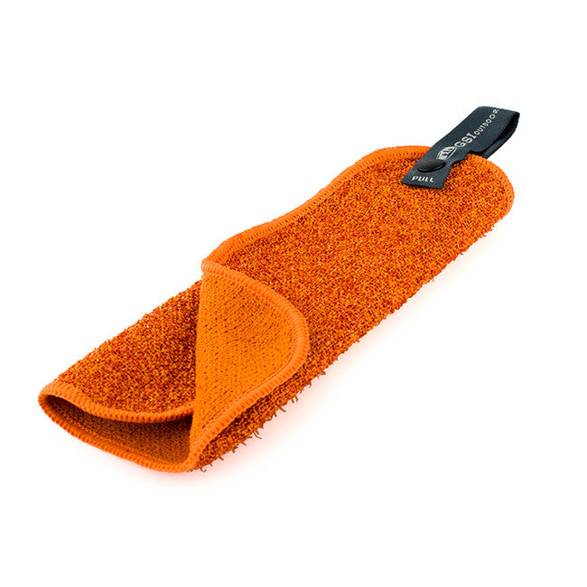 GSI Outdoors strofinaccio da campeggio in microfibra reversibile, arancione