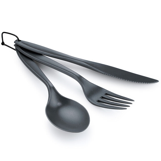 GSI Outdoors Set di posate ad anello, grigio