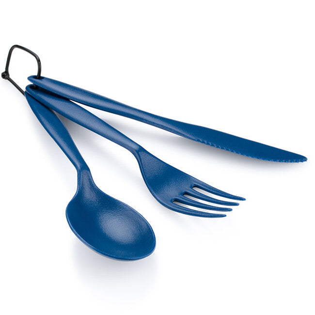 GSI Outdoors Set di posate per una persona, blu