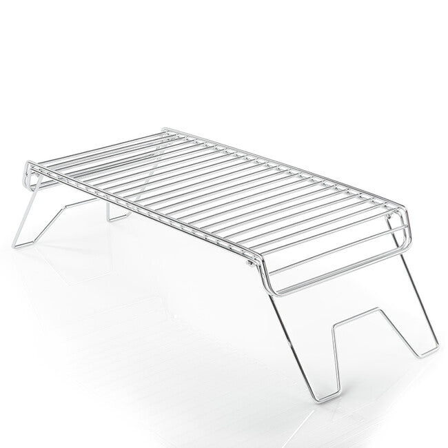 GSI Outdoors Griglia pieghevole in acciaio inox per fuoco all'aperto