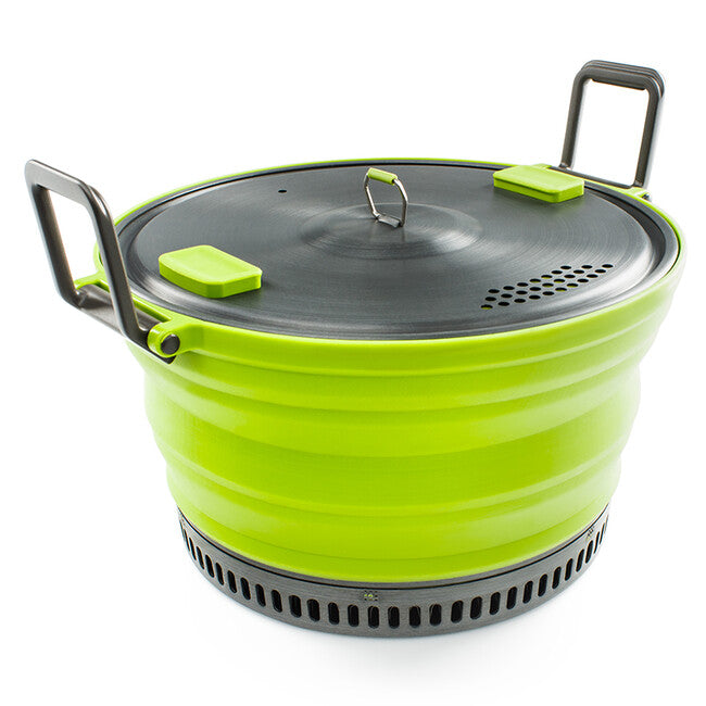 GSI Outdoors Escape HS pot vaso pieghevole 3 l, verde