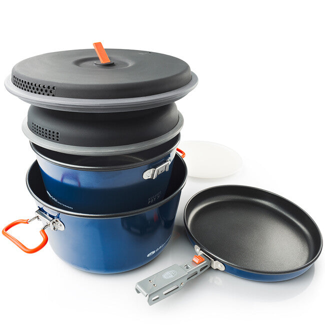 GSI Outdoors Bugaboo set di pentole in ceramica 5 +3 l